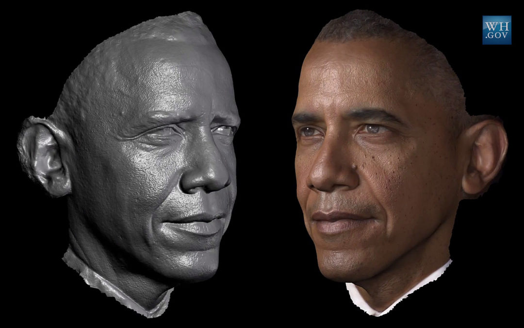 Il presidente Obama in 3D